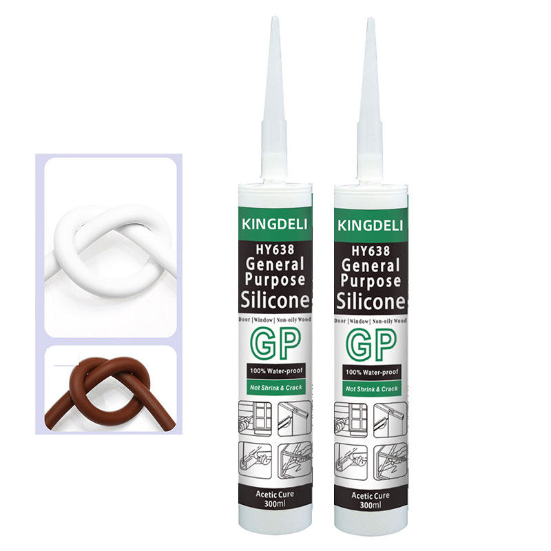 Chất kết dính keo silicone GP Glass Màu trắng rõ ràng cho cửa sổ