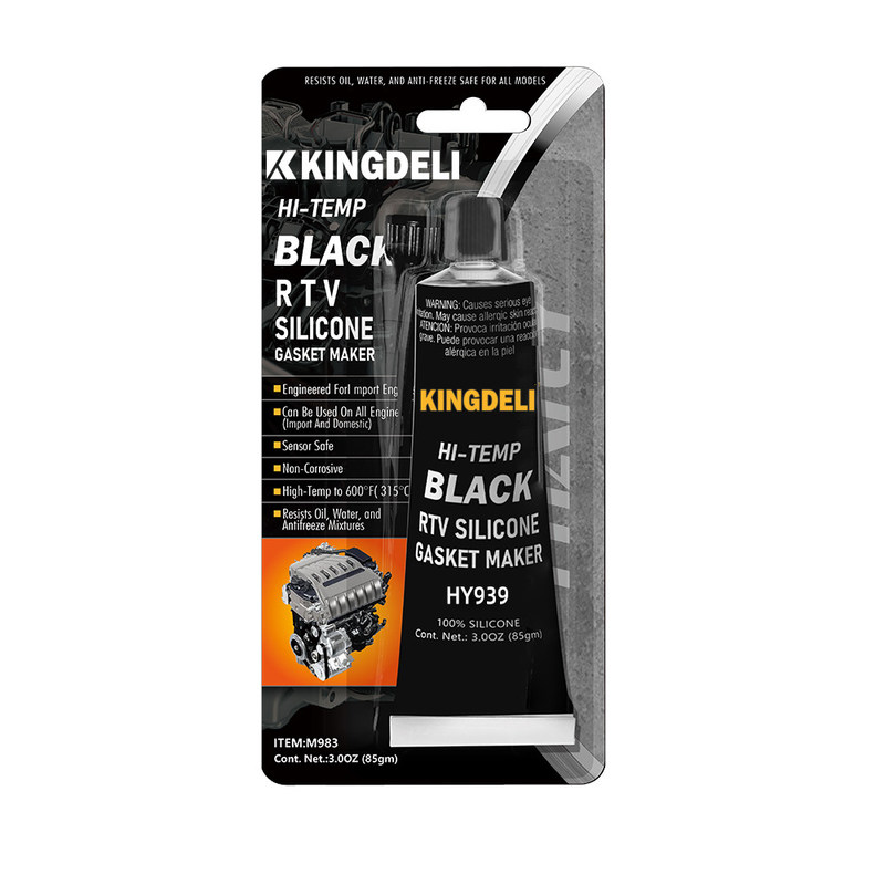 Chất bịt kín silicone của nhà sản xuất miếng đệm bền linh hoạt với màu xám đen rõ ràng