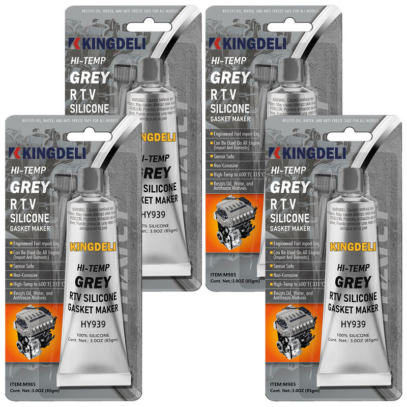 Nhiệt độ cao Ô tô RTV Silicone Gasket Maker Màu xám OEM