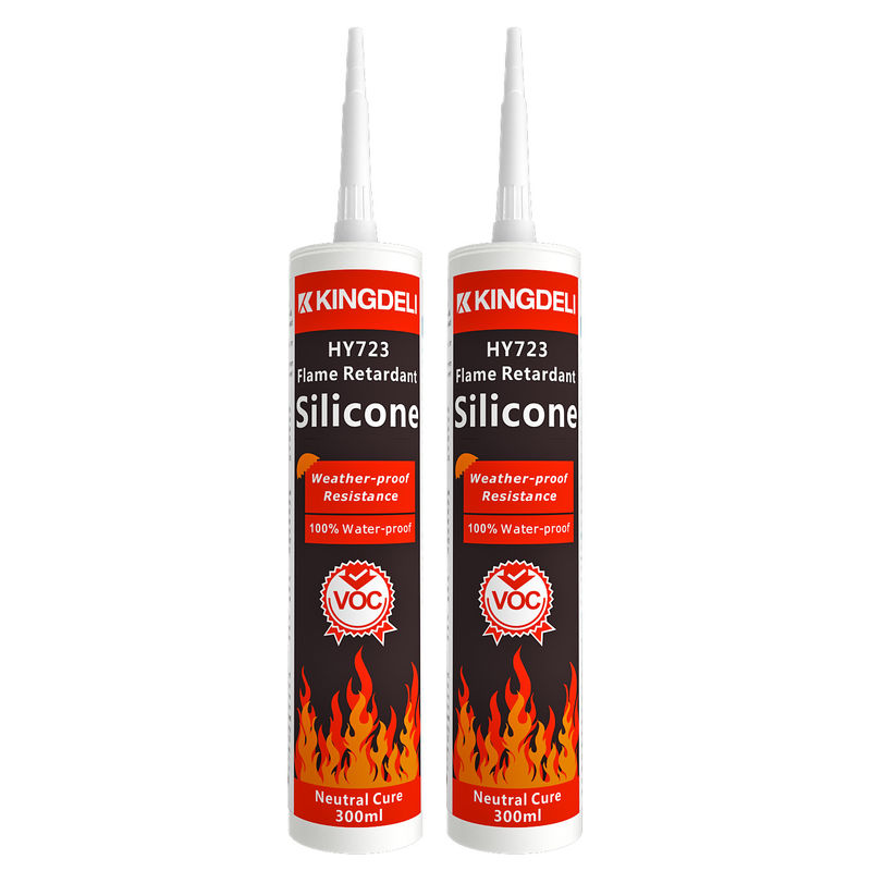 Màu trắng Neutral Cure Silicone Sealant 300ml Cho kính tất cả các loại cửa sổ