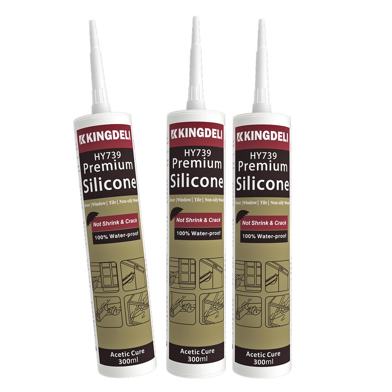 Khô nhanh màu chống nước mục đích acetic silicone Sealant cho caulking